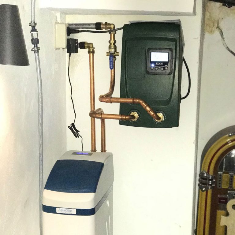 waterontharder geplaatst
